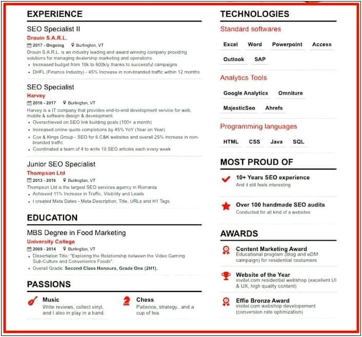 Things To Put In Resume Skills