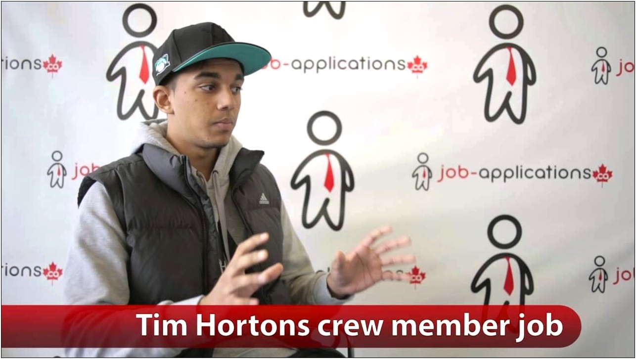 Tim Hortons Cashier Job Description For Resume