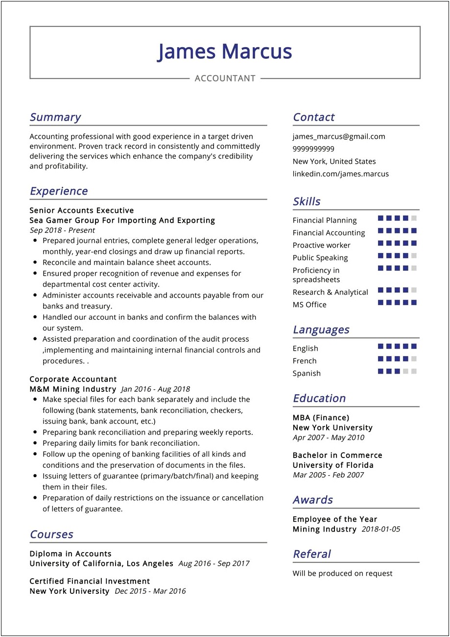 Tips For Best Resume In 2018