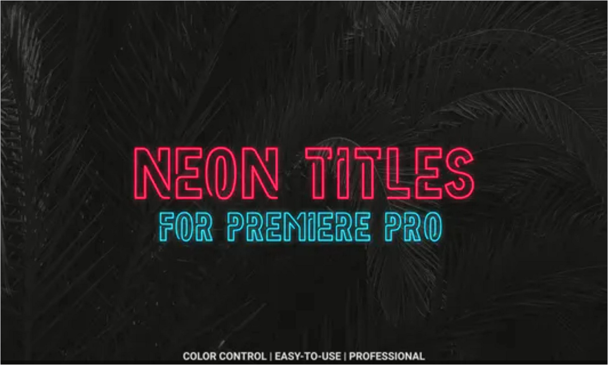 Title Templates Premiere Pro Free Fashion Opener