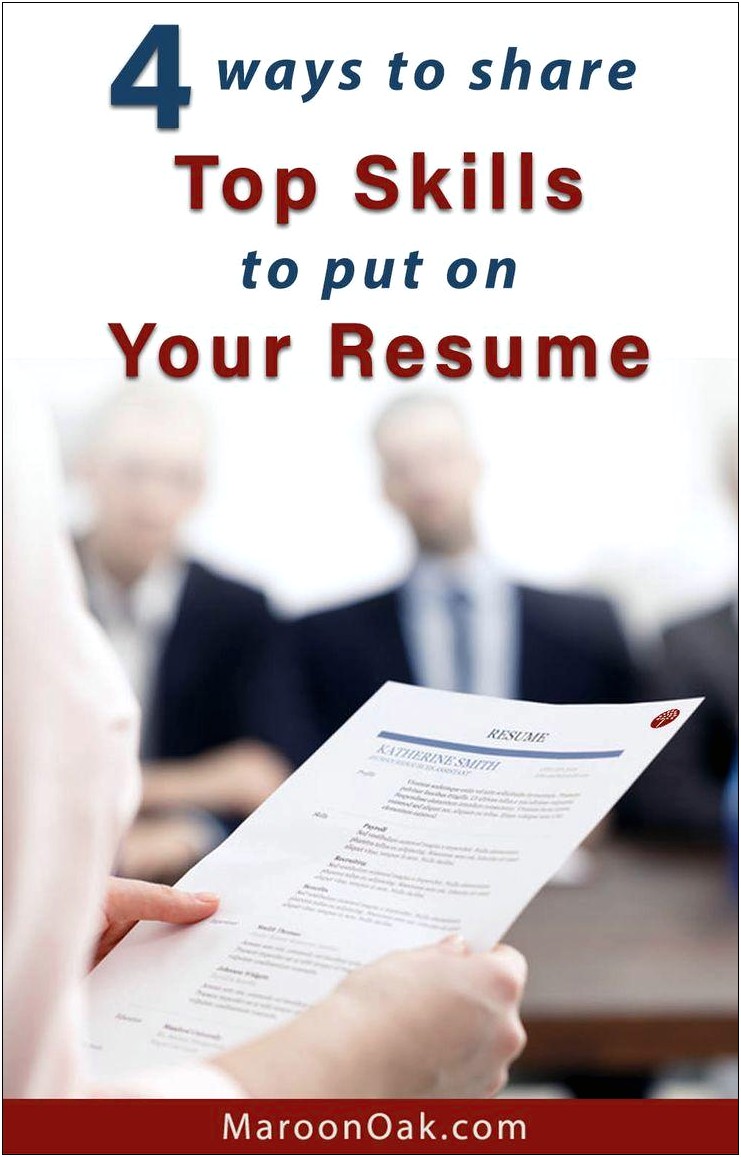 Top Traits To Put On Resume