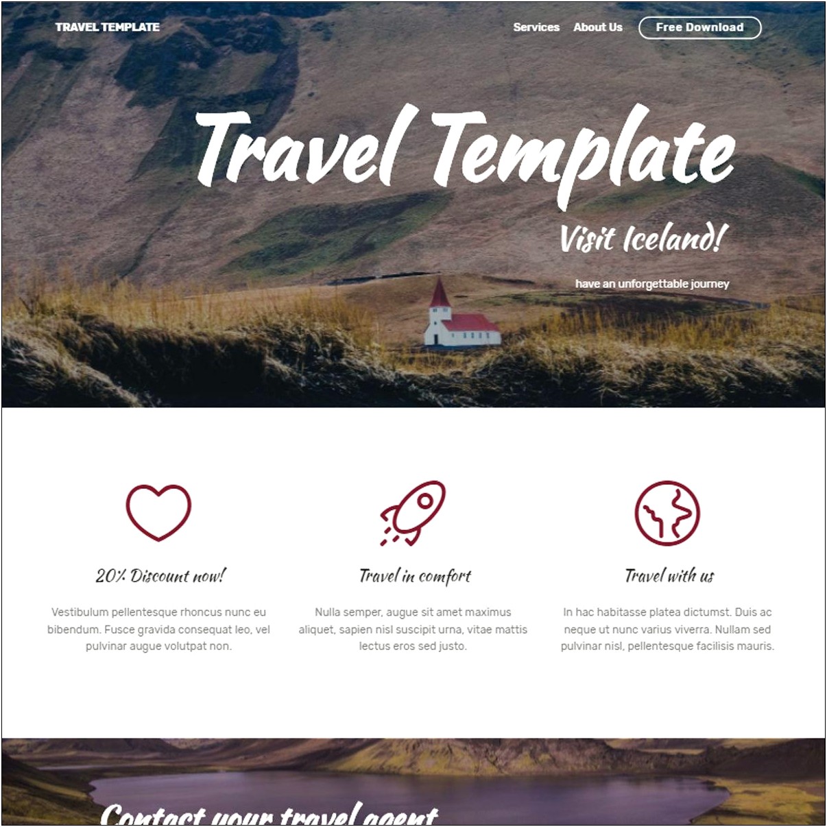 Tours And Travels Html Templates Free Download