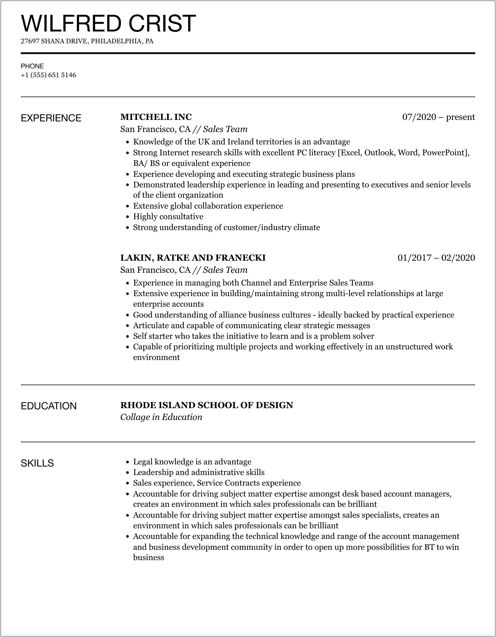 Toys R Us Sales Associate In Resume Sample