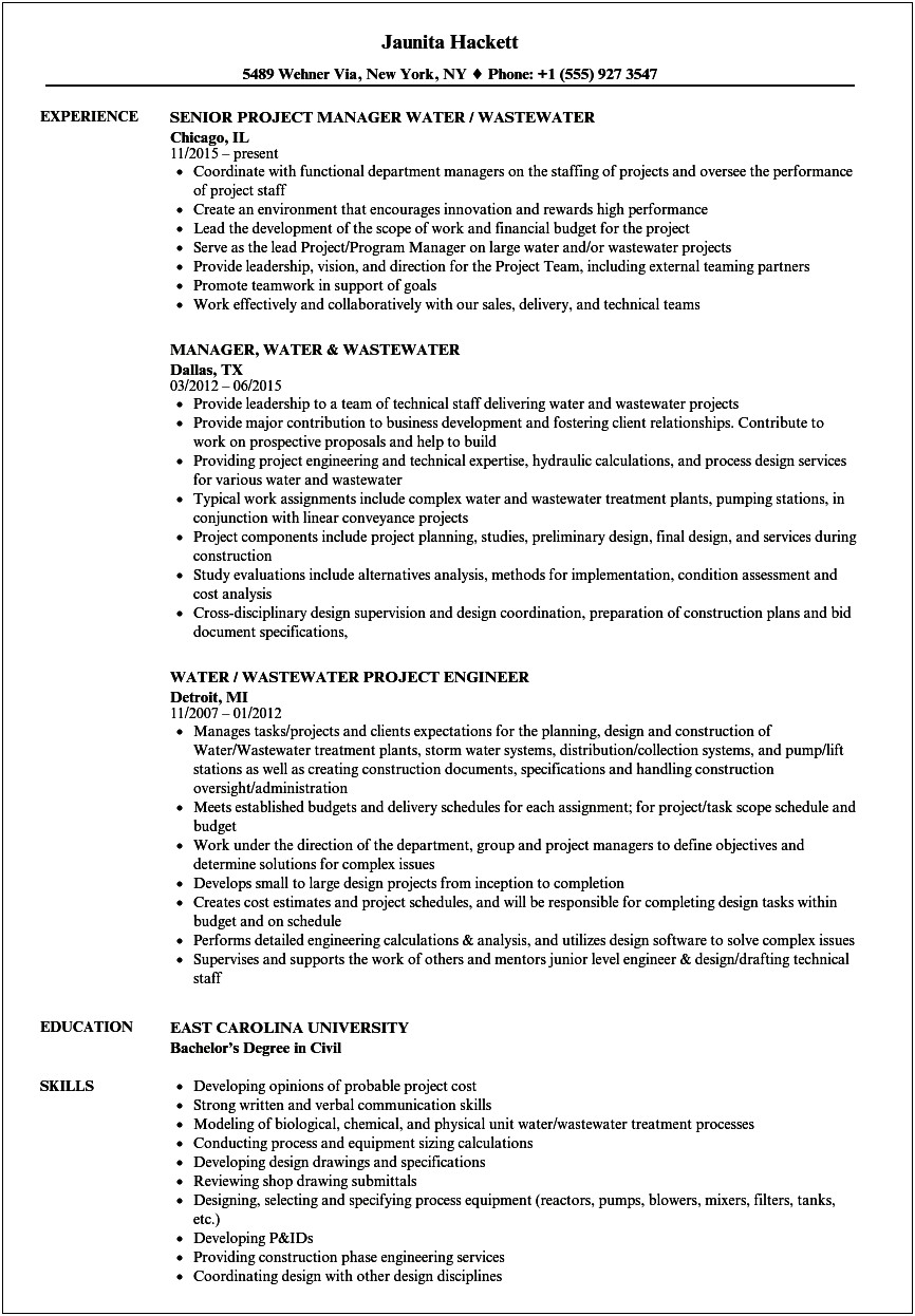 Treatment Specialist Job Description For Resume