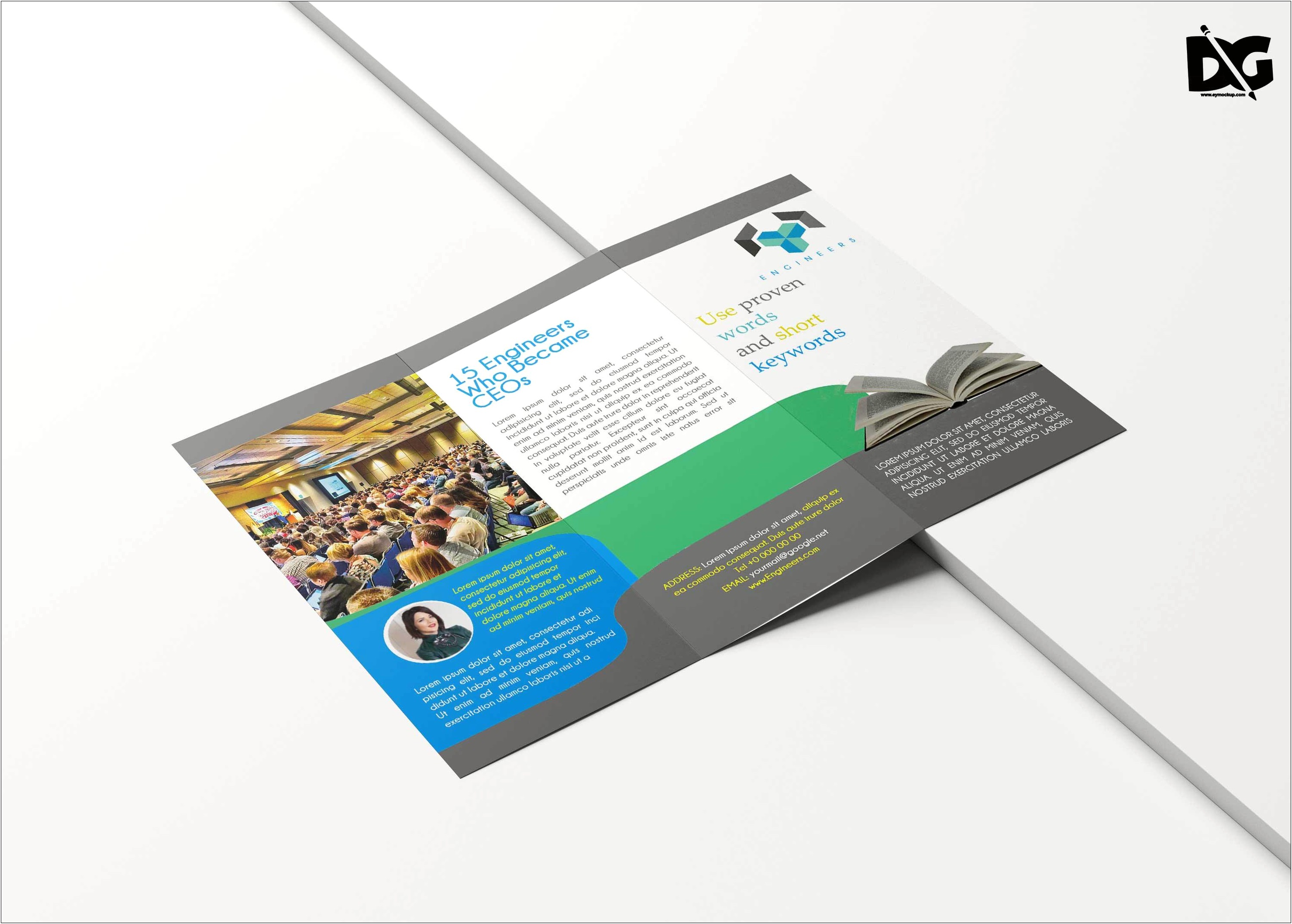 Tri Fold Brochure Template Download Free Janitor