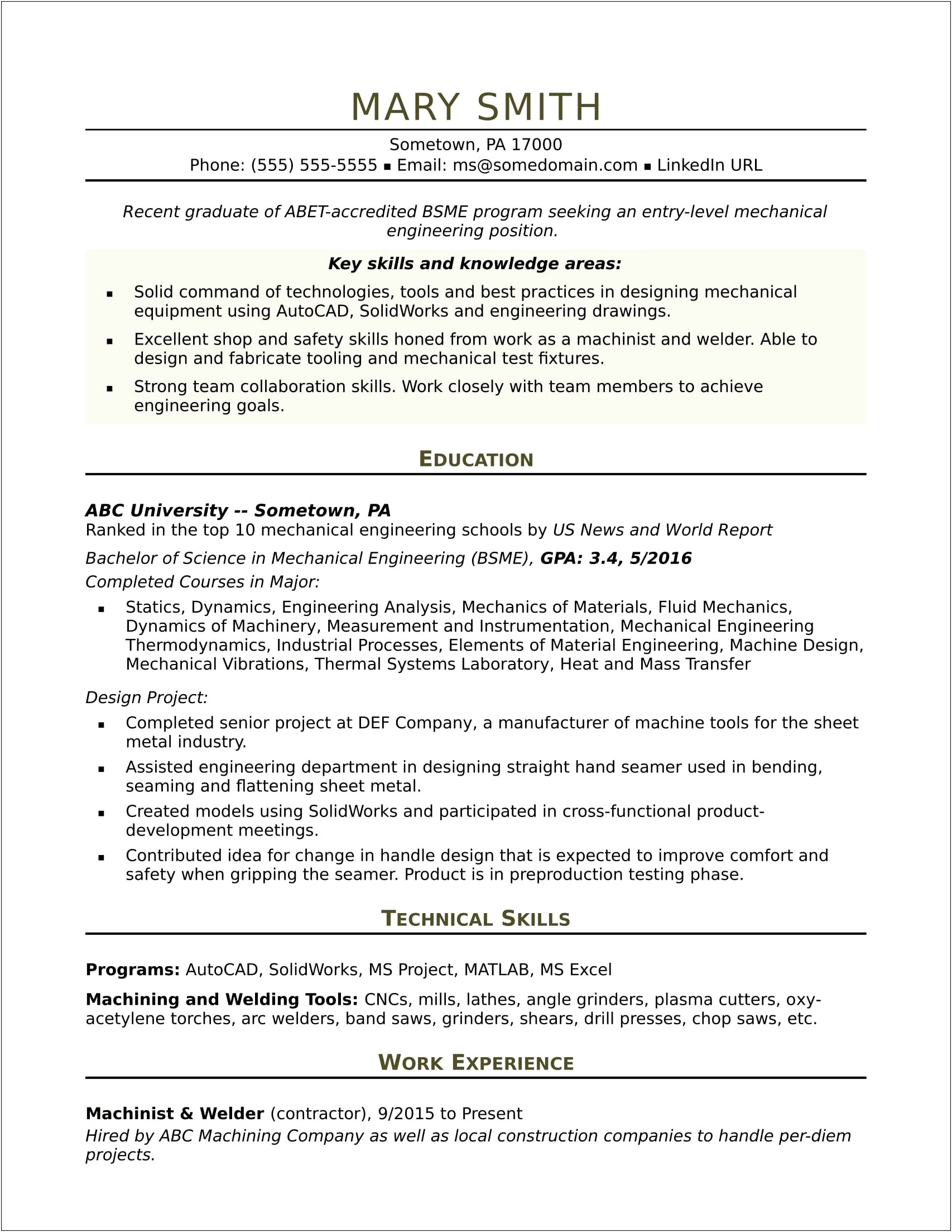 Trying To Apply For Pa School Resume