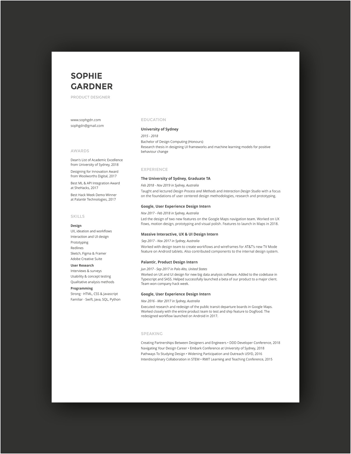 Ui Ux Designer Resume Samples Indeed