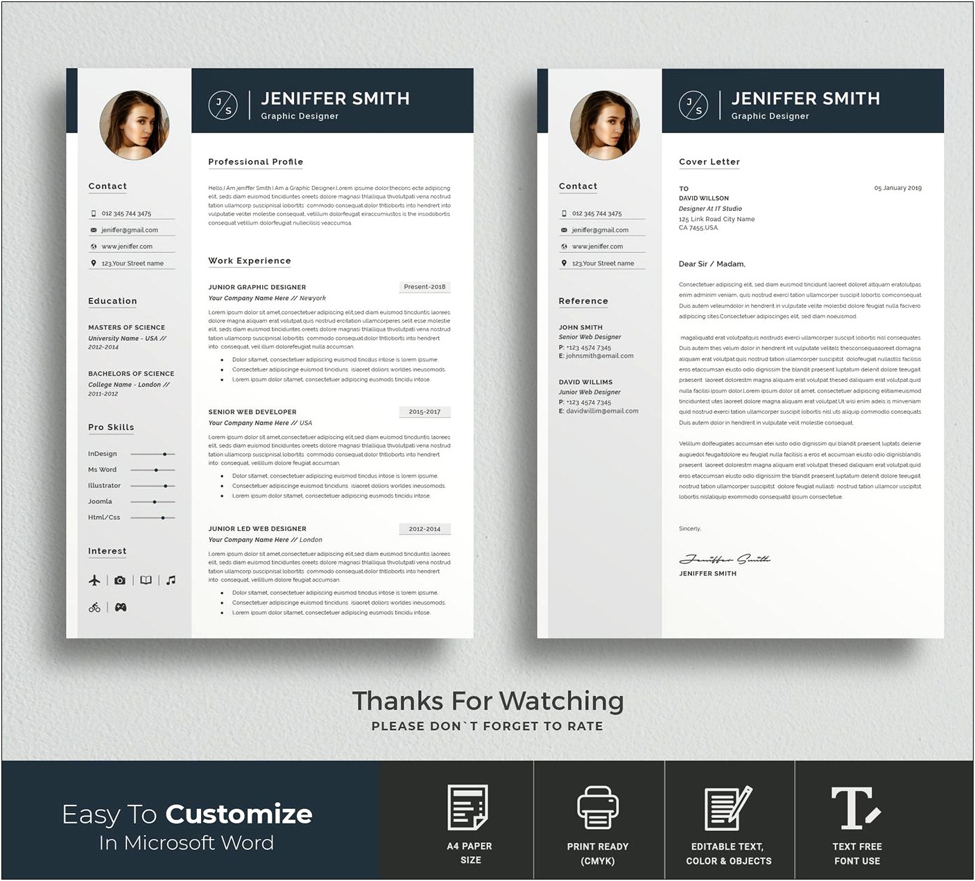 Unique Resume Templates For Microsoft Word Free