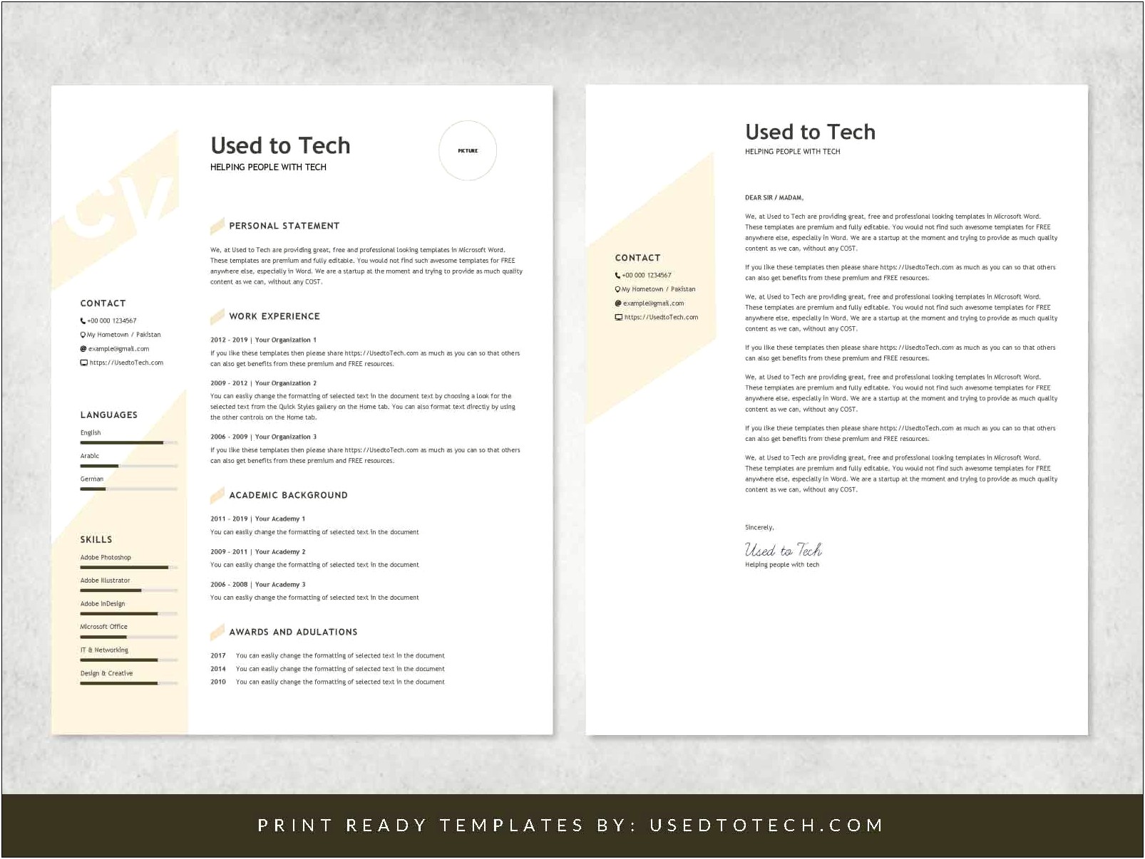 Unique Resume Templates For Word Free