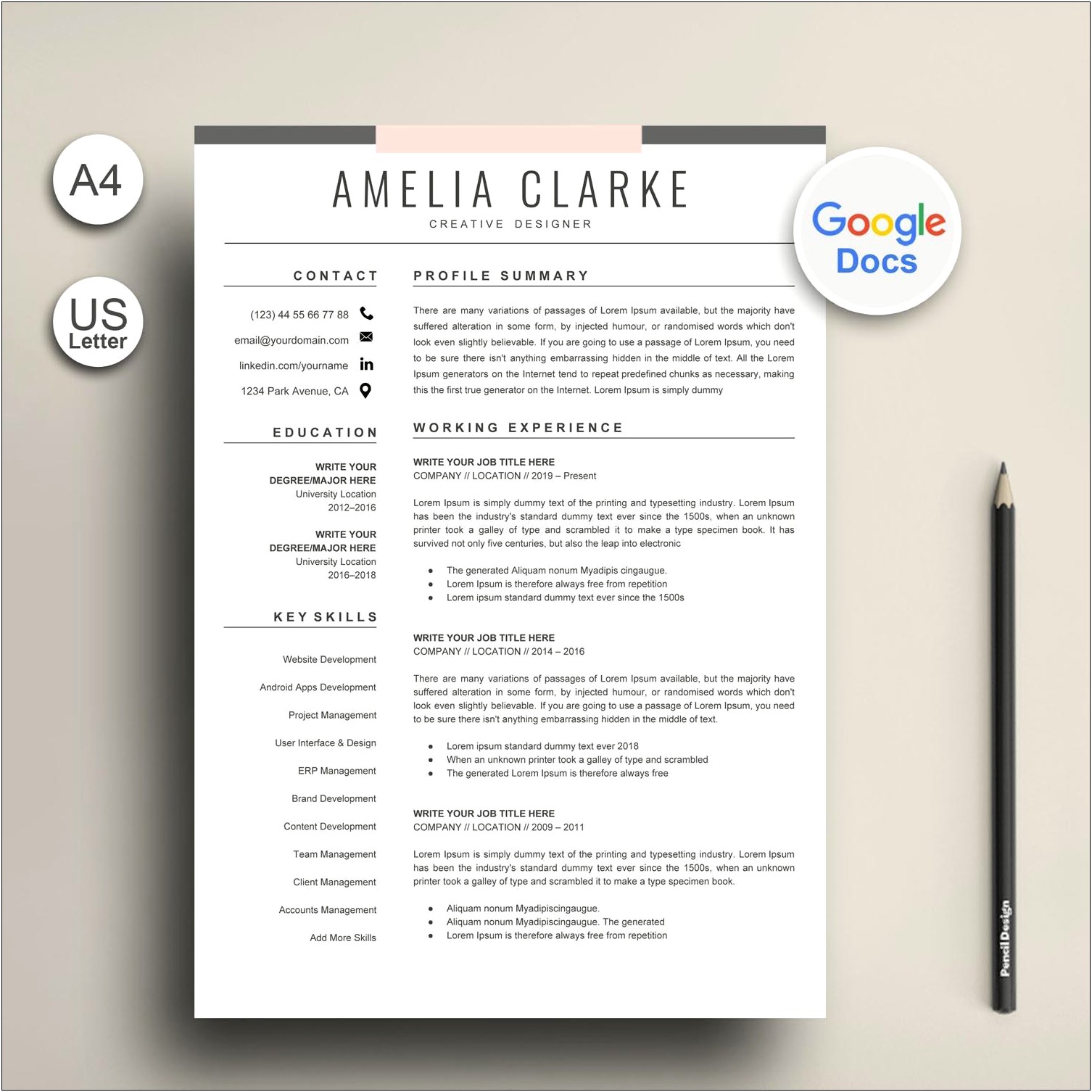 Using Google Docs As Resume Skill