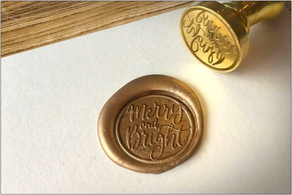 Wax Seal Logo Mock Up Template Vol2 Free