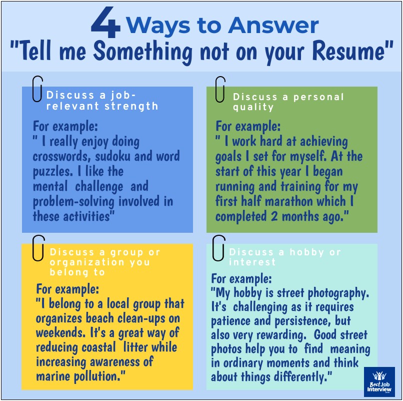 Ways To Word Things On Resumes