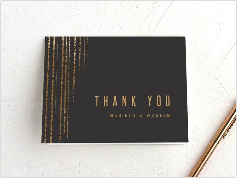 Wedding Shower Thank You Notes Template Psd Free