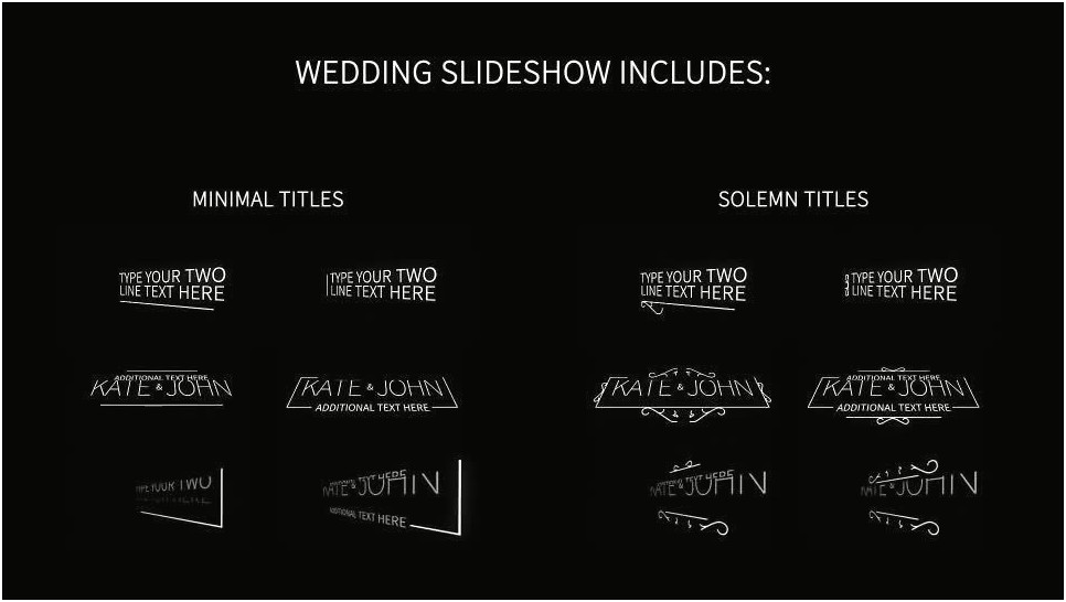 Wedding Slideshow Chuckwalla Free After Effects Templates