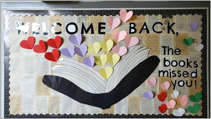 Welcome Back The Books Missed You Free Template