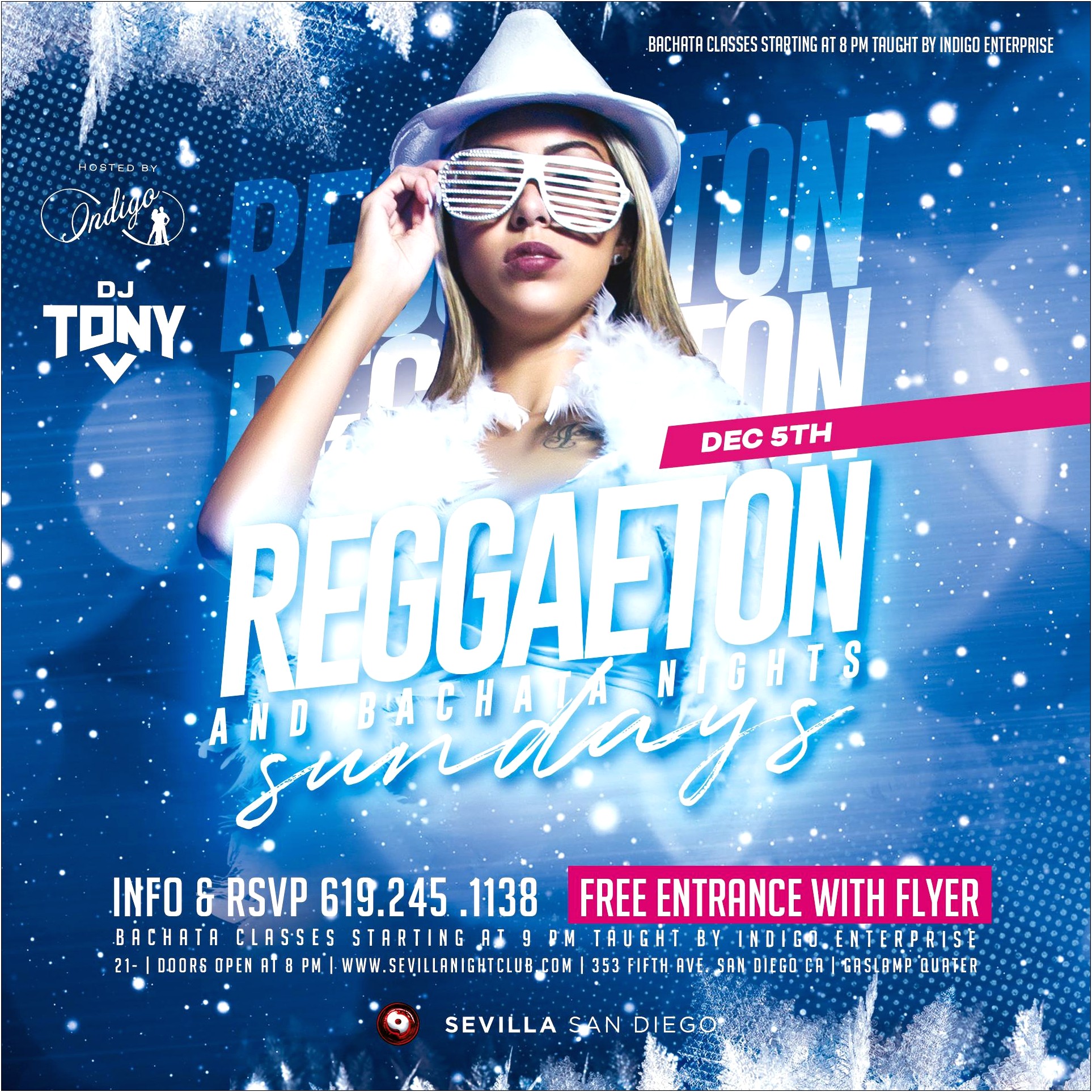 Wet And Wild Party Free Flyer Template