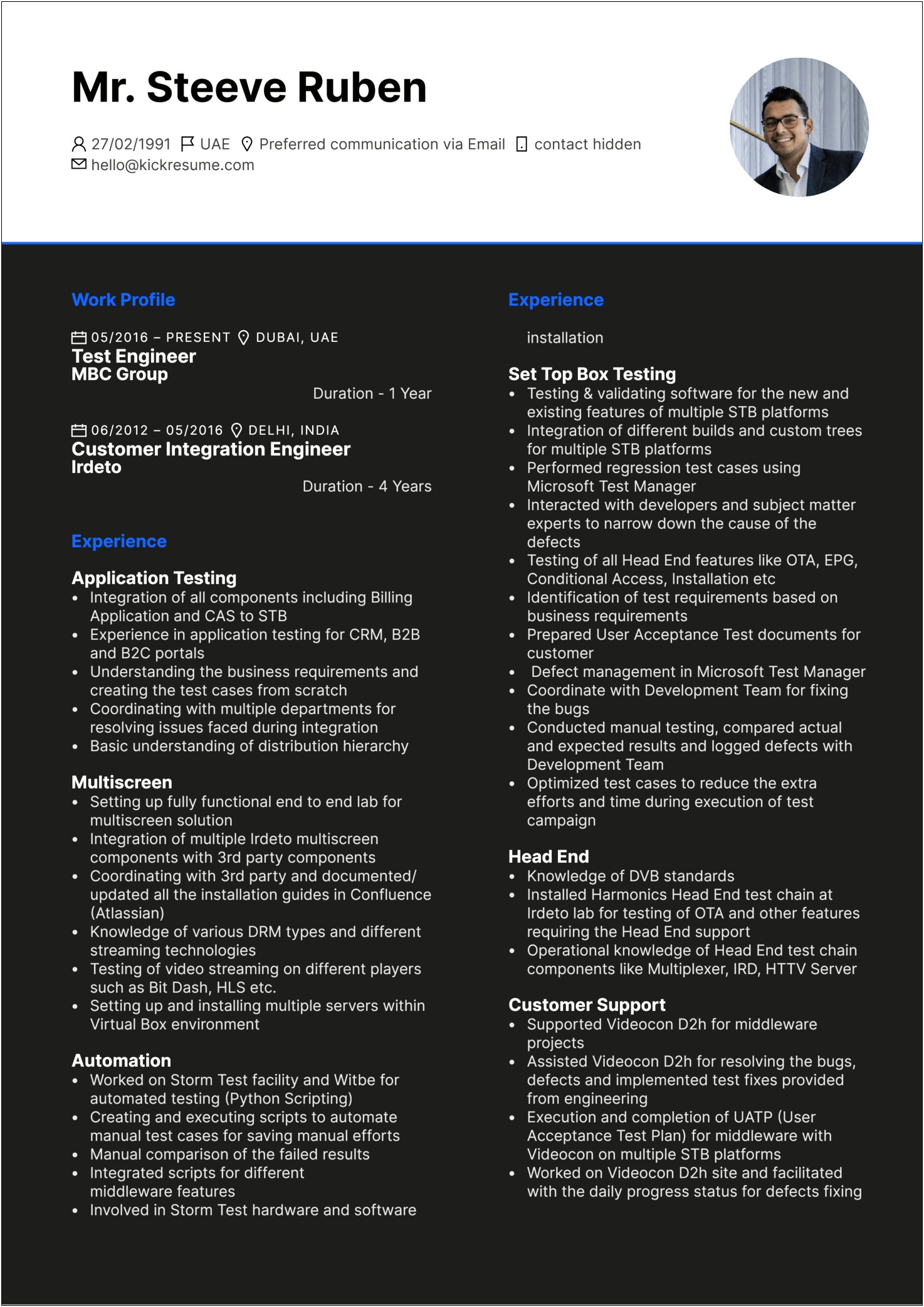 Where Should I Put Scripting Experience On Resume