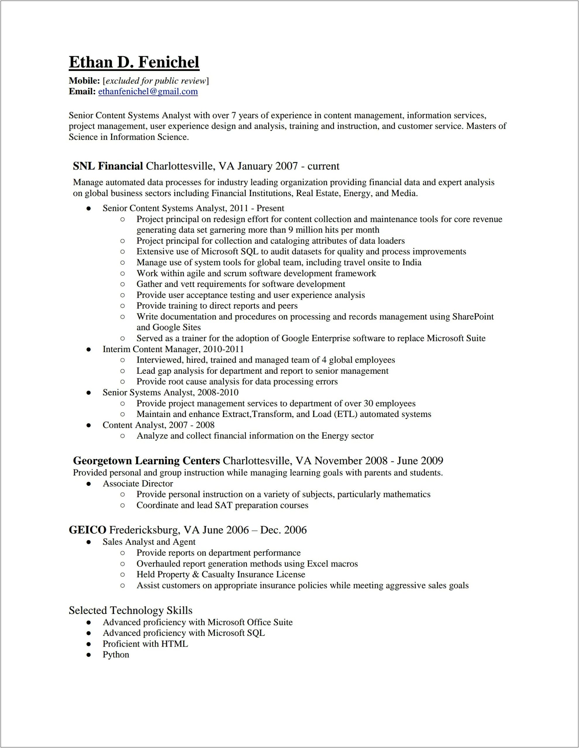 Where To Add Practicum Experience On Resume