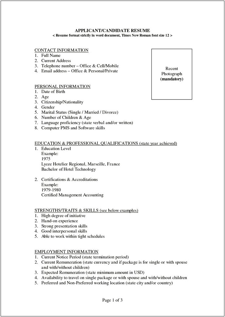 Where To Find Resume Format On Microsoft Word