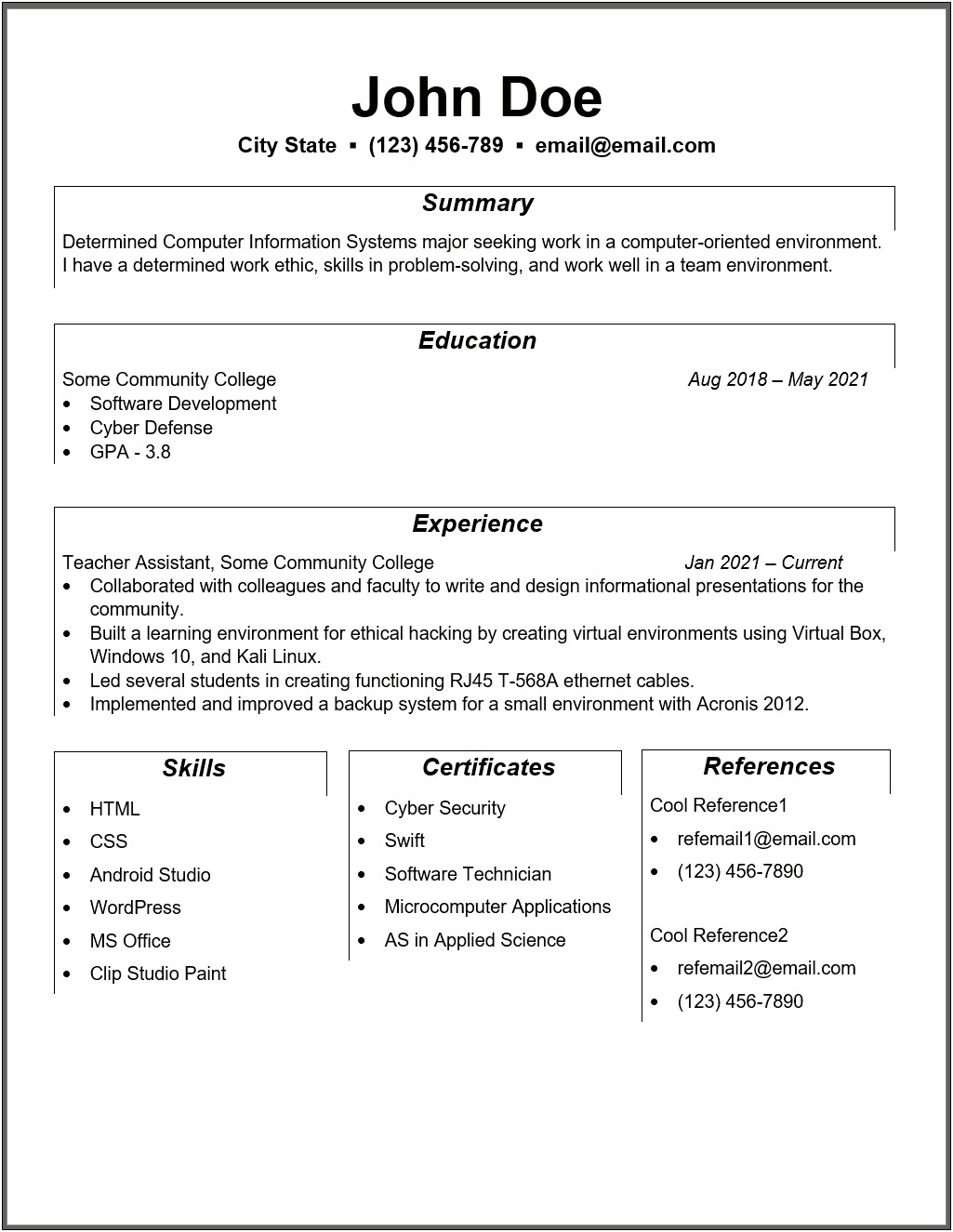 Where To Make A Resume For Free Reddit