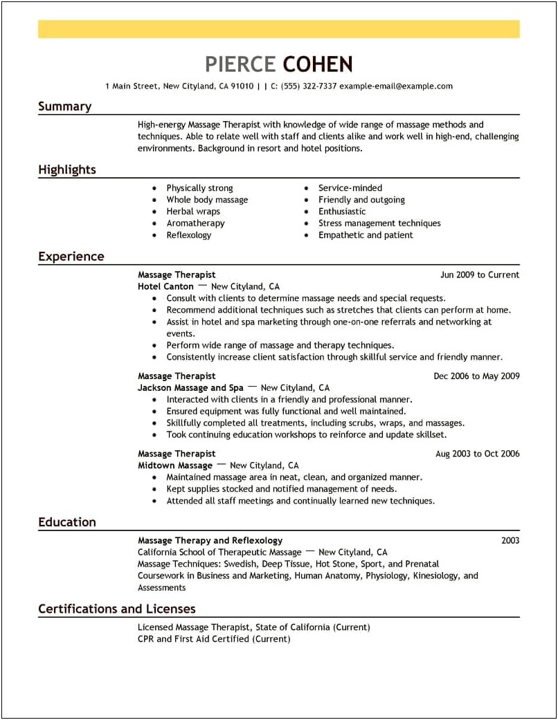 Where To Put Licenses On Resume