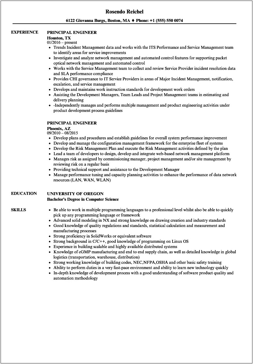 Where To Put Patent On Engineer Resume