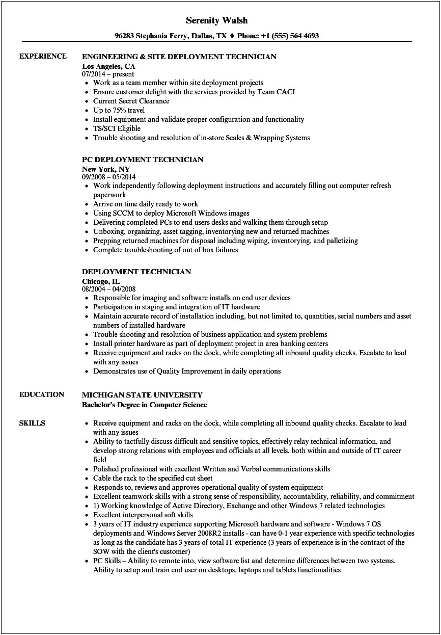 Window Installer Job Description For Resume