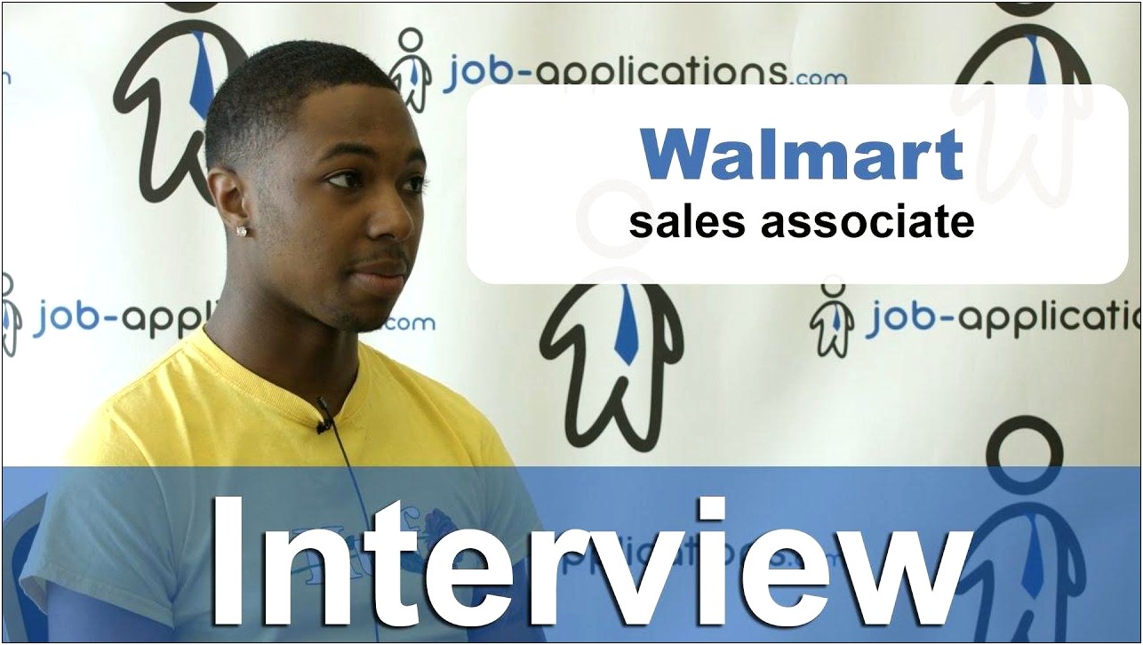 Work Experience At Walmart Deli For Resume