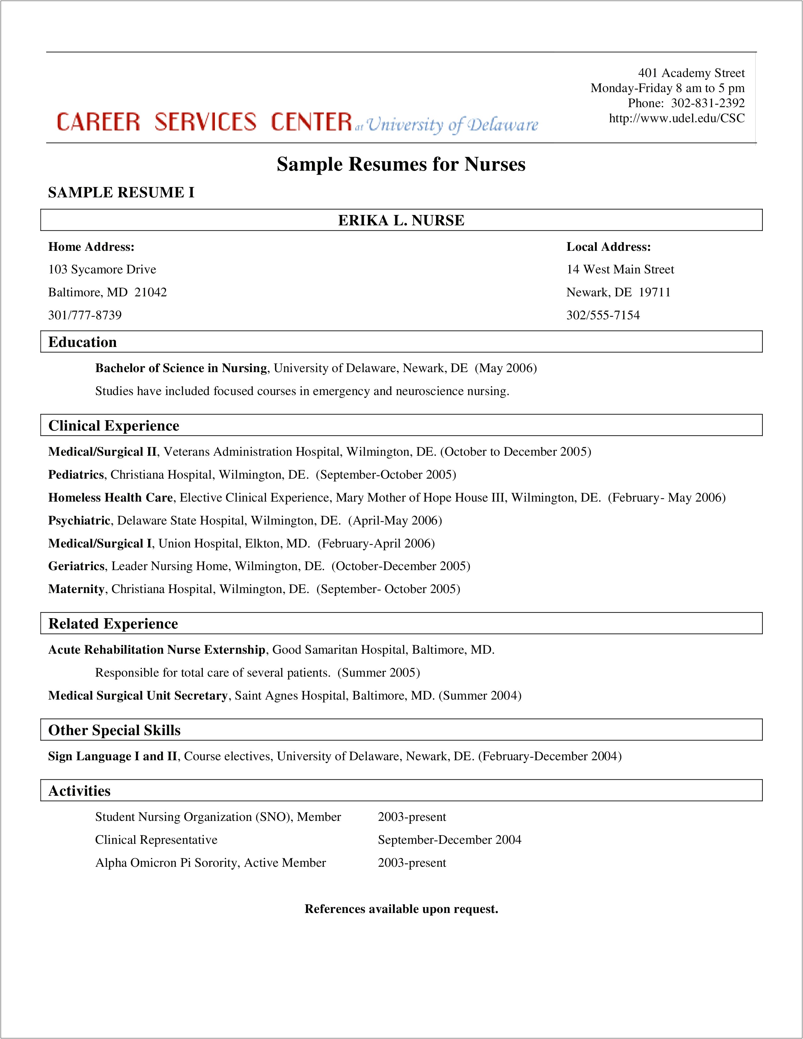 Work Or Home Address On Resume