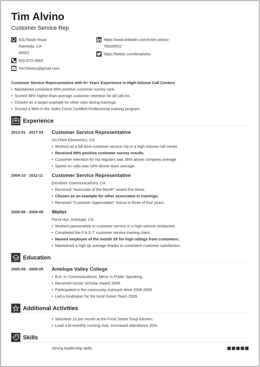 Writing A Resume After 30 Years Experience