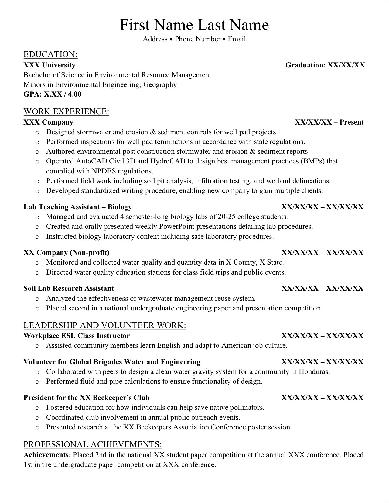 Writing A Resume For A Njdep Job