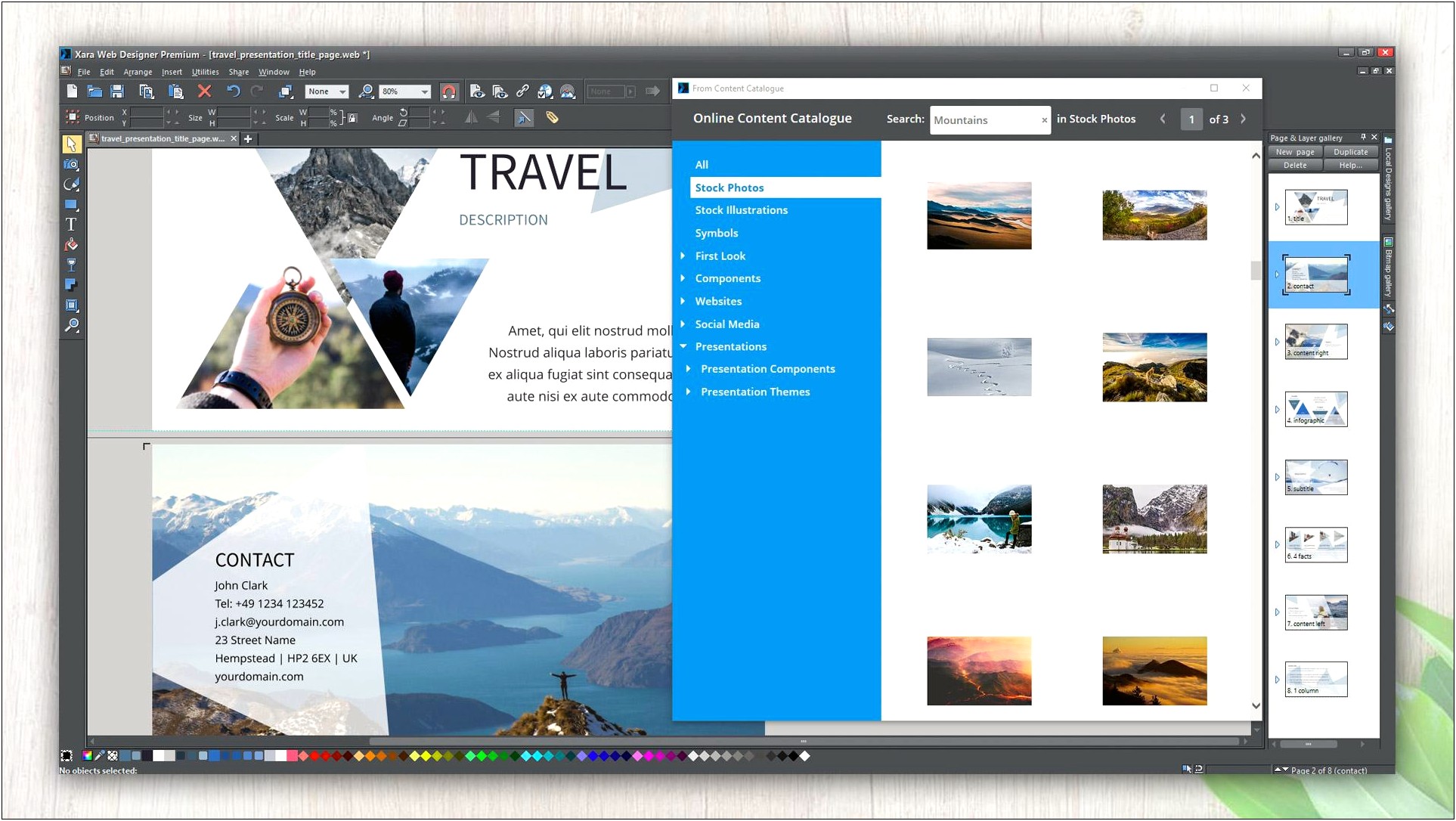 Xara Web Designer 7 Premium Templates Free Download