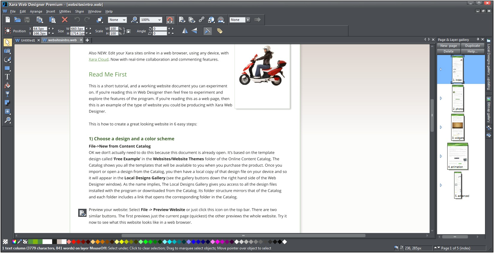 Xara Web Designer 8 Templates Free Download