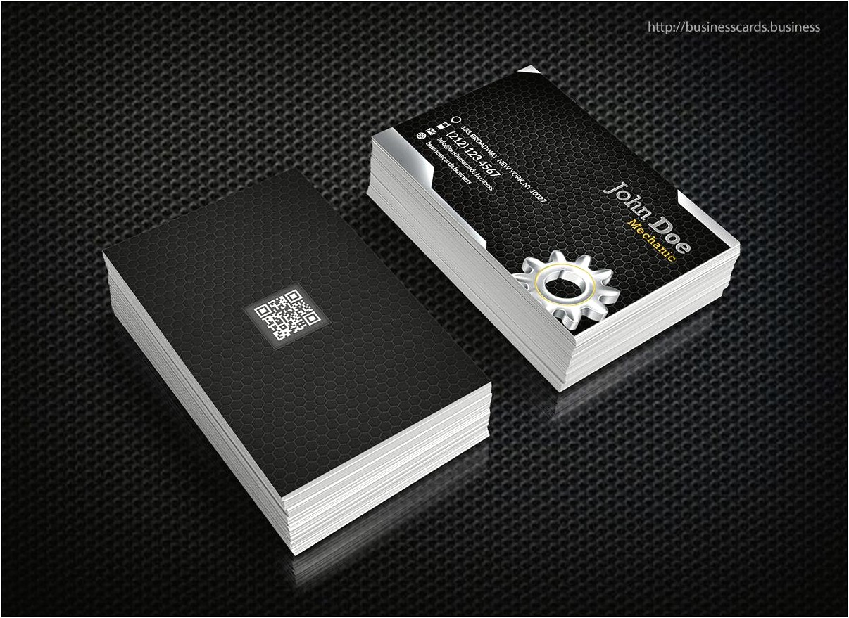 10 Up Business Card Template Photoshop