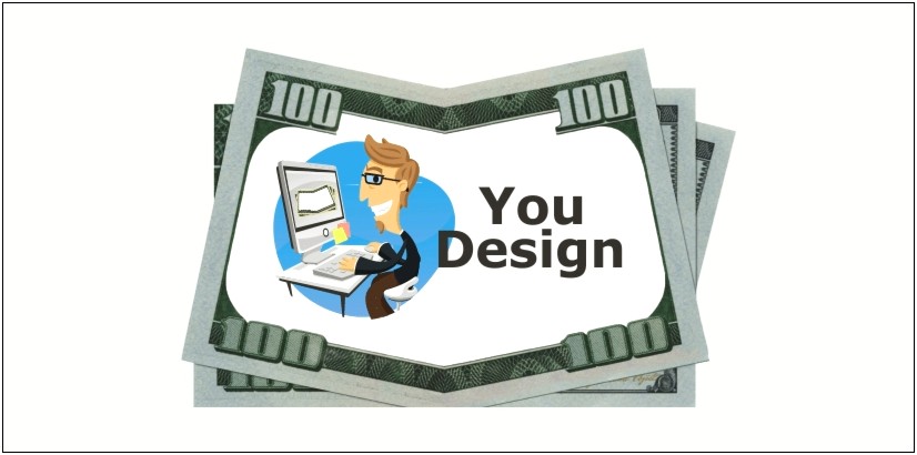 100 Dollar Bill Business Card Template