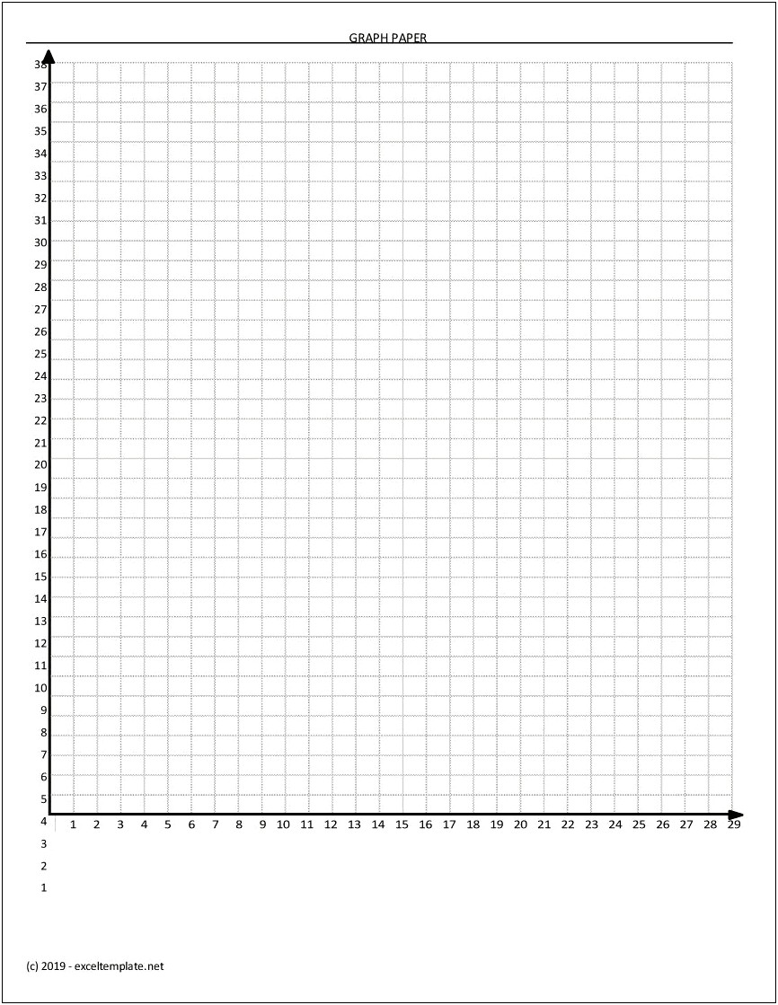 20 X 20 Coordinate Plane Template