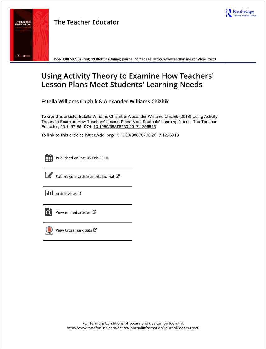 2019 Edtpa Lesson Plan Template Secondary Ed