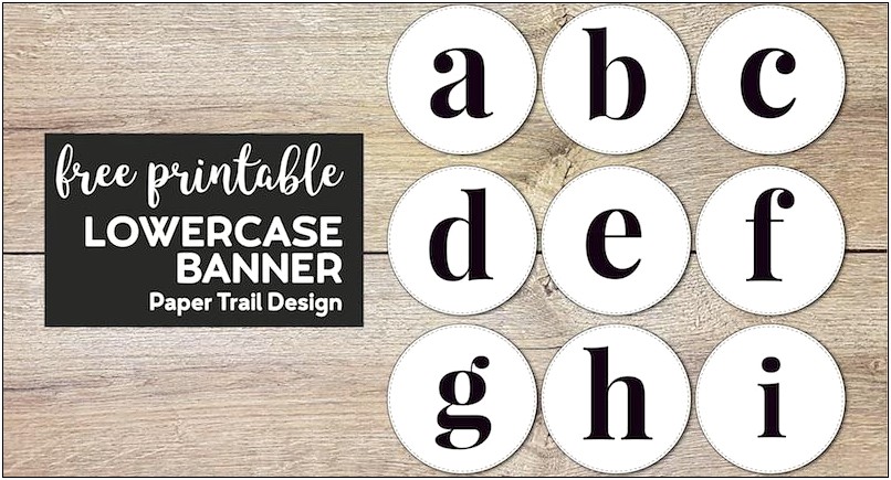 20mm Circle Letter Template Printable Iimages