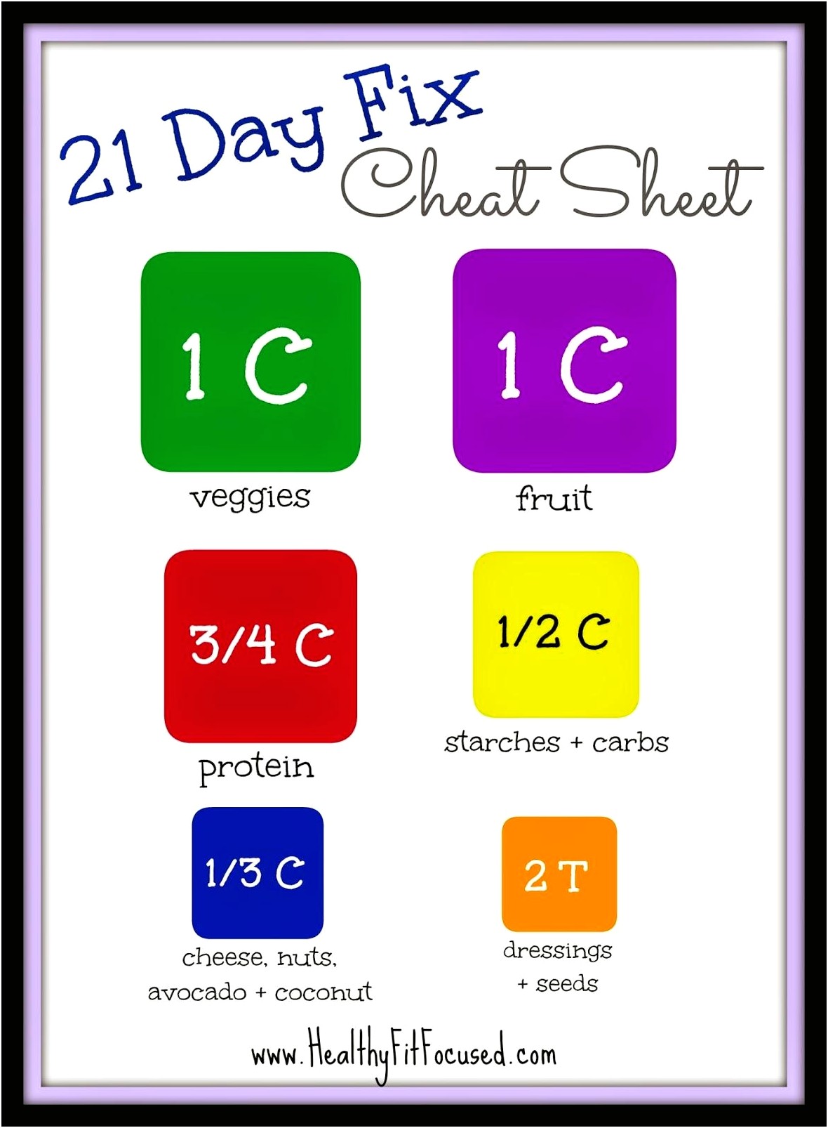 21 Day Fix Meal Plan 1200 Calories Template