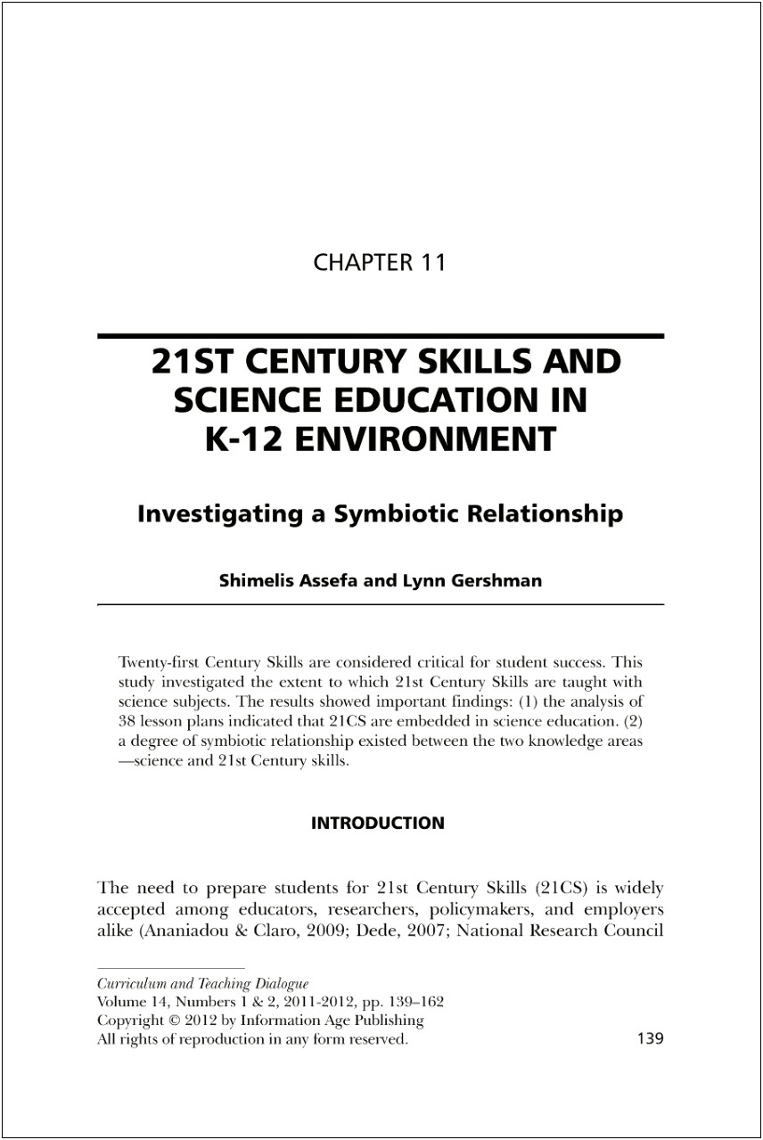 21st Century Learning Lesson Plan Template