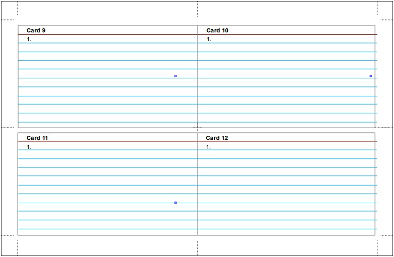 3 X 5 Card Template For Open Office