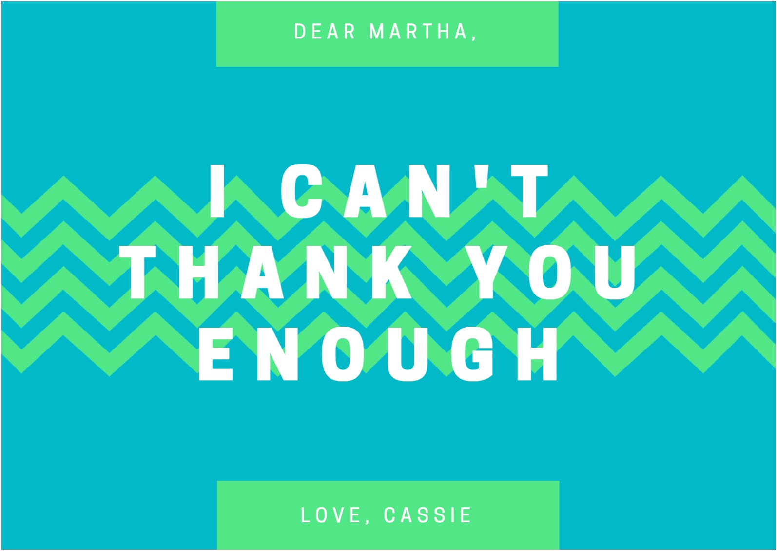 3 X 5 Thank You Card Template