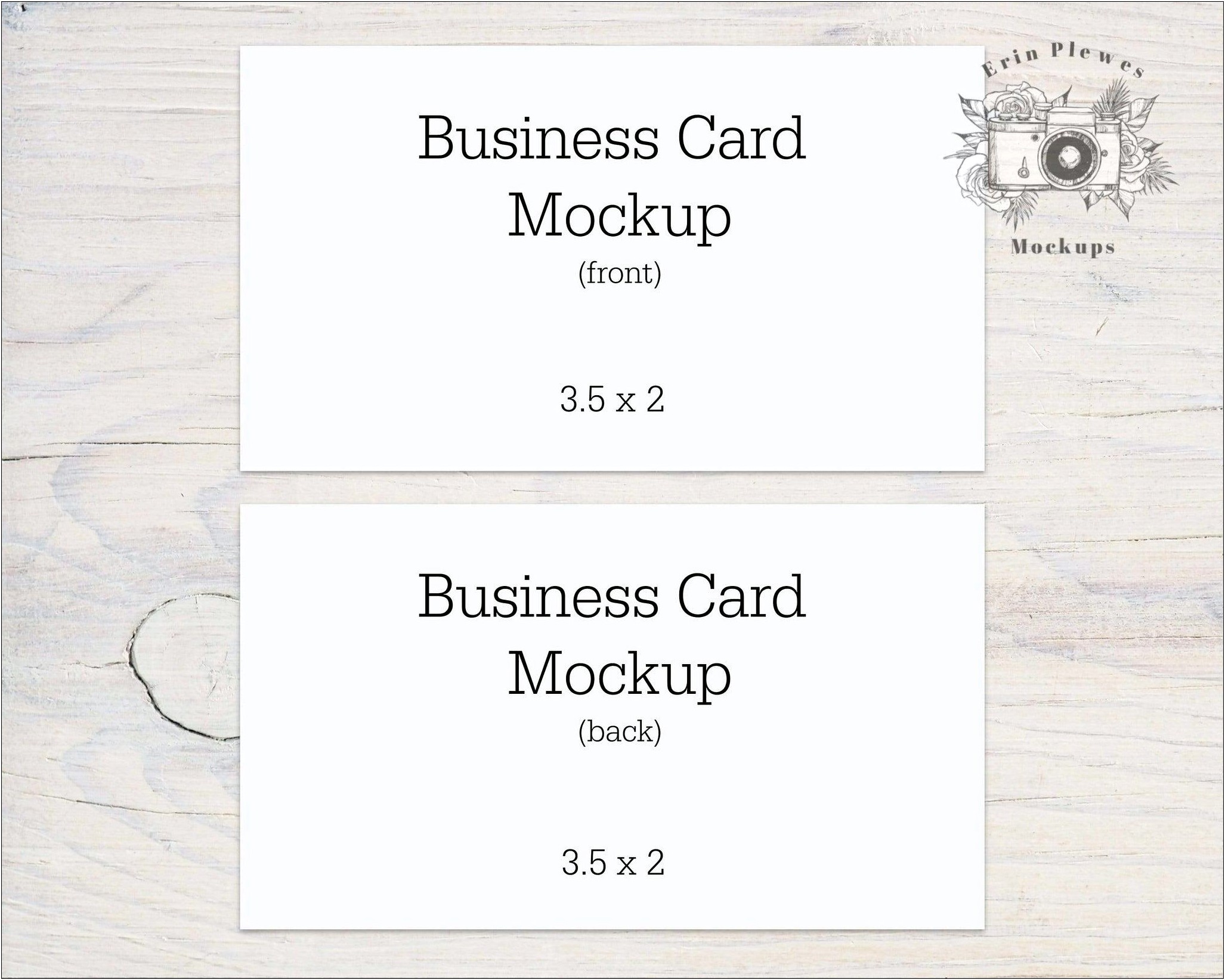 3.5 X2 Business Card Template