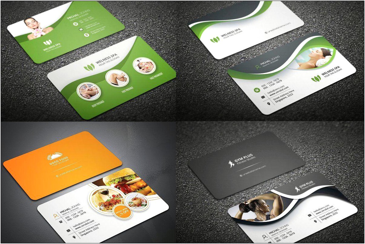 3.5x2 Business Card Template In Gimp