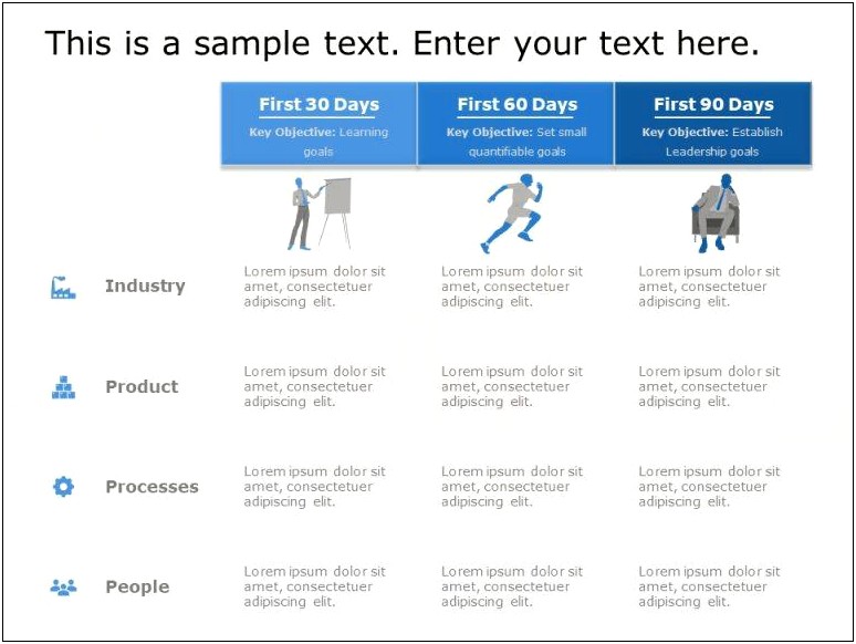 30 60 90 Day Action Plan Excel Template