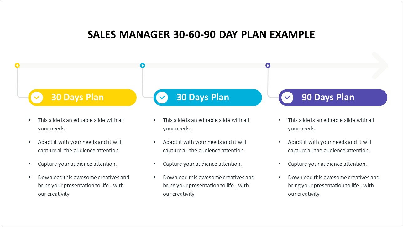 30 60 90 Day Sales Business Plan Template