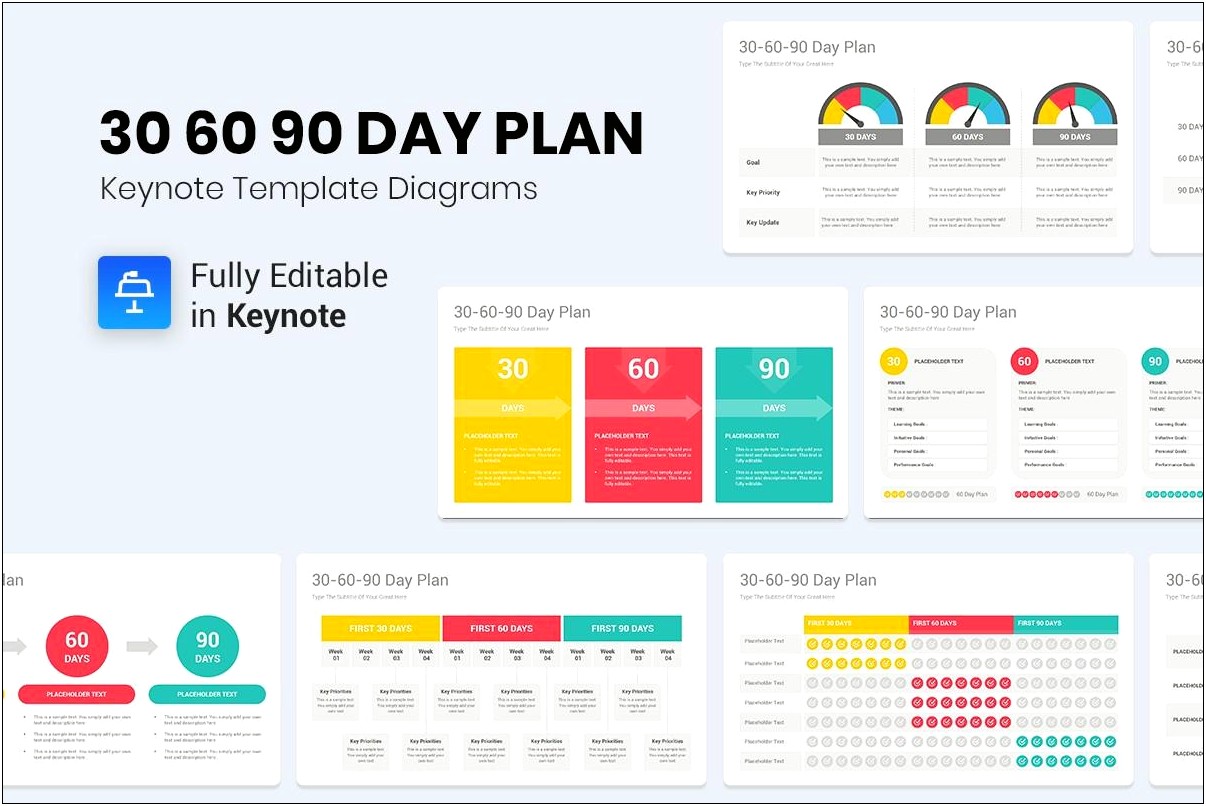 30 60 90 Day Sales Plan Template Powerpoint