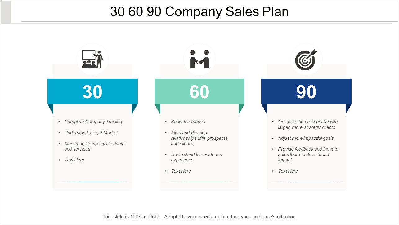 30 60 90 Day Training Plan Template