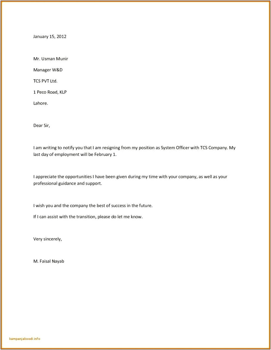 30 Day Demand Letter For Payment Template Doc