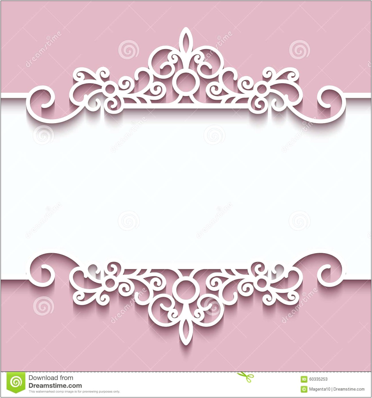 3d Lace Design For Greeting Cards Templates